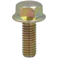 M8‑1.25 x 16 mm DIN 6921 Hex Flange Bolt – Class 8.8, Zinc Yellow, Non‑Serrated