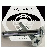 Sleeve Anchor, Flat Head Phillips/Slotted Combo, Zinc Cr+3 (Inch)