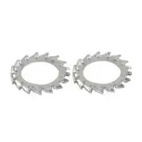 EXTERNAL TOOTH SERRATED LOCK WASHER ZINC