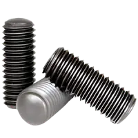 Oval Point Socket Set Screws, Thermal Black Oxide, Alloy
