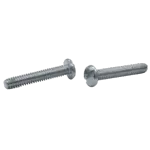 Machine Screw, Pan Head Slotted, Zinc Cr+3