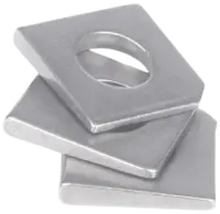 Square Beveled Malleable Washers, Zinc Cr+3 (Inch)