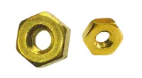 Brass Hex Machine Screw Nut (Inch)