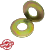 Uss Flat Washer, Thru Hardened, Zinc/Yellow (Import) (Inch)