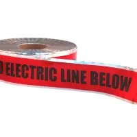 Electrical Red Detectable Underground Tape – 3 Inch for Utility Marking