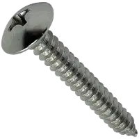 Self Tapping Screw, Phillips Truss Head, Type A, Stainless Steel 18 8