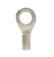 11018 Ring Terminal, Non Insulated, 22-18 Wire Size, #10 Stud Size