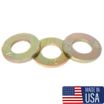 Sae L9 Tension Flat Washers Pattern Zinc & Yellow Cr+3 (Usa)