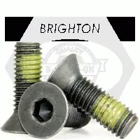 Flat Socket Cap, Nylon Patch, Thermal Black Oxide, Alloy (Inch)