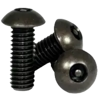 Button Socket Cap, Tamper Resistant, Thermal Black Oxide, Alloy