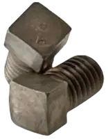 Cup Point Square Head Set Screw, Plain (Inch)