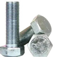 Hex Head Cap Screw 3/8-16X2 Gr2 Zinc Plated