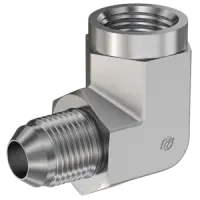 Steel, SAE J514 37° Flare 90° Female Elbow – 5/8\