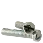 Machine Screw, Fillister Head Slotted, Zinc Cr+3 