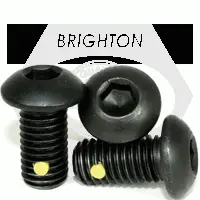 Button Socket Cap, Nylon Pellet, Thermal Black Oxide, Alloy (Inch)