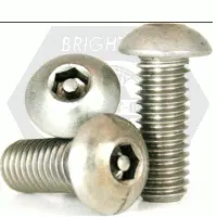 Button Socket Cap, Tamper Resistant, Stainless Steel 18 8 