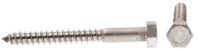 Stainless 18 8 Hex Lag Screw (Inch)