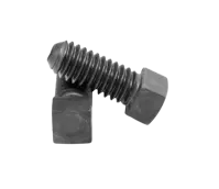 Cup Point Square Head Set Screw, Case Hardened, Fine Thread, Plain (Inch)