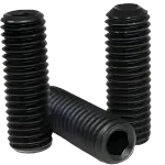 Cup Point Socket Set Screws, Thermal Black Oxide, Alloy