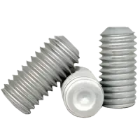 Cup Point Socket Set Screws, Mechanical Zinc, Alloy