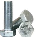 Grade 5 Hex Head Cap Screws Clear Zinc (China)