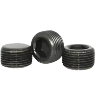 Pipe Plugs, Hex Dry Seal 3/4 Taper, Black, Alloy (Usa)
