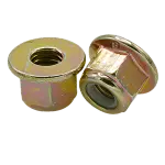 Metric Class 8, Non Serrated, DIN 6926, Zinc-Yellow CR+6