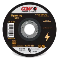 Lightning Cut Aluminum Oxide Cutting Wheel