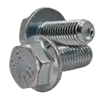 Metric Class 8.8 Hex Flange Bolt, Non Serrated, DIN 6921, Zinc CR+3