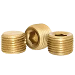 Pipe Plugs, Brass 3/4 Taper, Plain