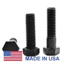 Usa Heavy Hex Structural Bolt, A490 Type 1, Plain (Inch)