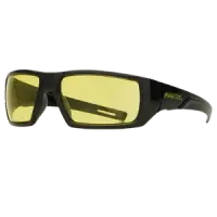 Ironclad EYF-BKAM BRONX Full Frame Safety Glasses, Anti-Scratch/Anti-Fog, Yellow Lens