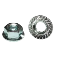 Serrated Flange Nut 5/8-11 Gr8 Zinc Plated