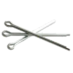 Cotter Pins, Extended Prong Square Cut, Zinc Cr+3
