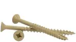 Phillips Combo Drive Deck Screws, Tan, Acq Compatible