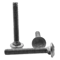 Carriage Bolts, A307 Grade A, Plain, Low Carbon (Inch)