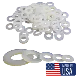 Nylon Flat Washers, Plain
