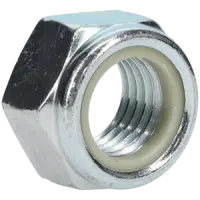 Metric Class 8 Nylon Insert Locknuts Zinc Cr+3