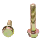 Grade 8 Indented Hex Flange Screw (Frame Bolt) Zinc-Yellow CR+6 Bake
