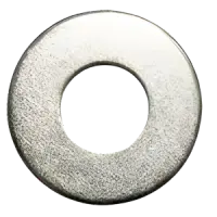 Uss Flat Washer 1/4 Gr2 Zinc Plated