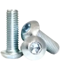 Button Socket Cap, Zinc Bake Cr+3, Alloy