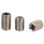 Metric Stainless A4 (316) Cup Point Hex Socket Set Screw, DIN 916