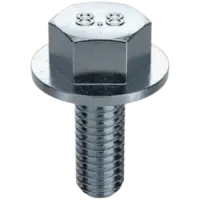 M6‑1.00 x 16 mm DIN 6921 Hex Flange Screw – Class 8.8, Zinc CR+3, Full Thread