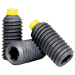 Nylon Tip Set Screws, Thermal Black Oxide, Alloy