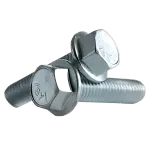 Metric Class 10.9 Hex Flange Screw, Non Serrated, DIN 6921, Zinc CR+3