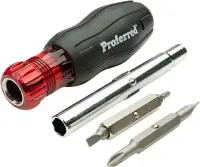 ACETATE 9 PIECE IN 1  INTERCHANGEABLE BIT SCREWDRIVER SETS