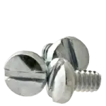 Machine Screw, Binder Undercut Slotted, Zinc Cr+3 