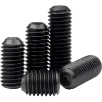 Metric Cup Point Set Screws, 45H Iso 4029 / Din 916, Thermal Black Oxide