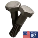 A307 Grade B Heavy Hex Cap Screws, Zinc CR+3