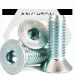 Flat Socket Cap, Zinc Bake Cr+3, Alloy 